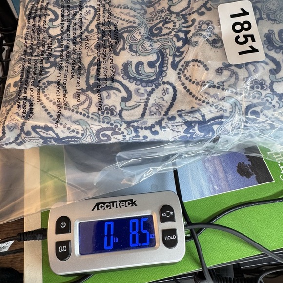 Vermont Country Store Blue Floral 100% Cotton Nightgown 2XL 2X Boho Cottage - Picture 8 of 9